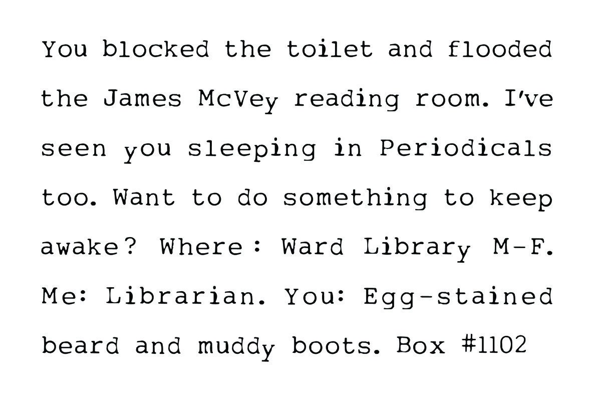 Funny toilet humor greeting card -- Looking For Love no.4