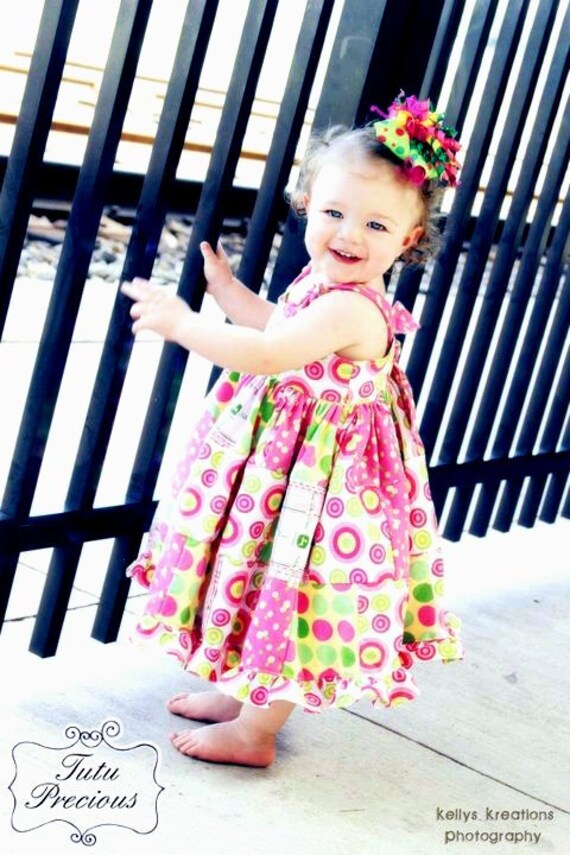 Penny's Patchwork Twirly Dress PDF Pattern