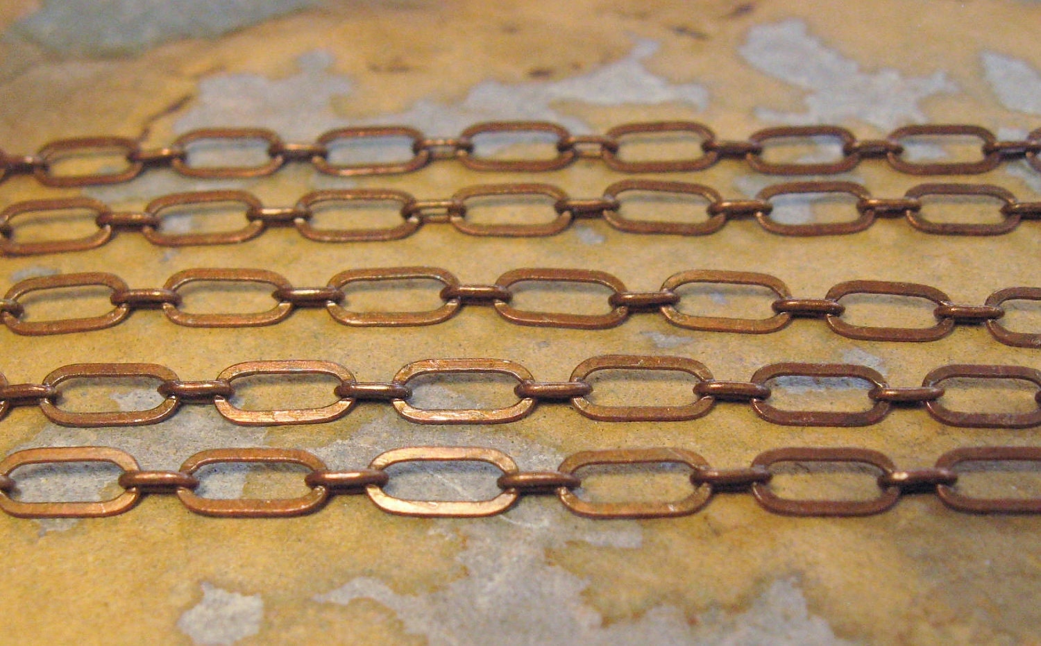 3 ft. Fancy Figaro Chain 6mm Trinity Vintage Patina - Trinity Brass Co. LOW SHIPPING