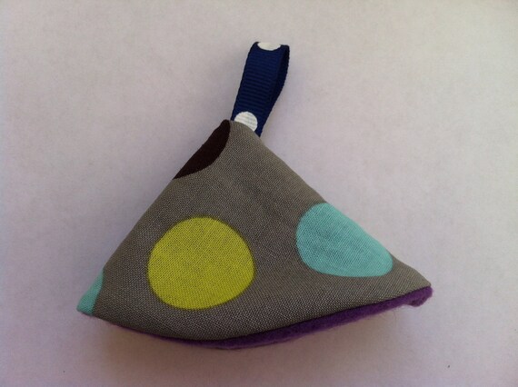 Close Out Sale Pee Pee Tee Pee's - Gray with Color Dots  Set of 2
