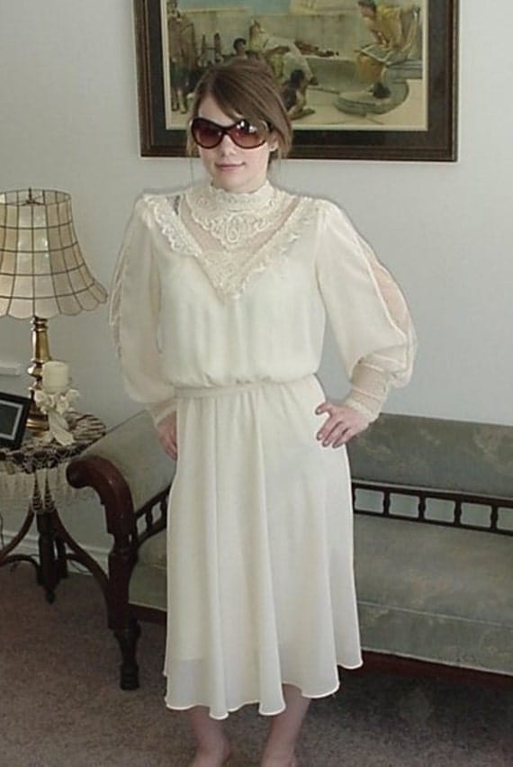 Bohemian Boho Hippy Wedding Dress Naughty Secretary Frilly From Repurposing