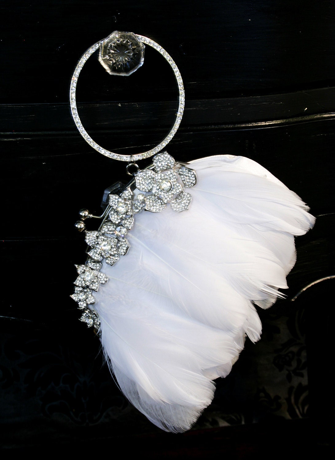 feather bag