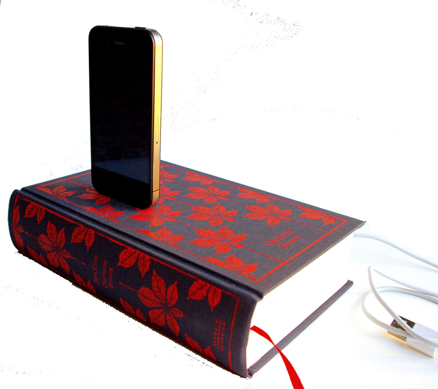 Jane Eyre Book Charging Dock for iPhone and iPod - Holiday Special