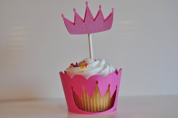 Princess Crown Cupcake Toppers