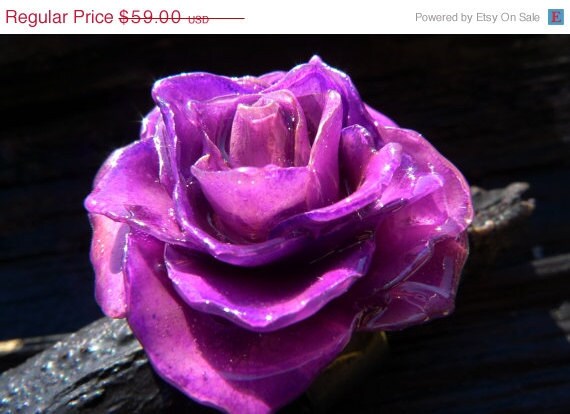 50 OFF SALE preserved Rose Ring by Beijo Flor by BeijoFlor on Etsy from etsy.com