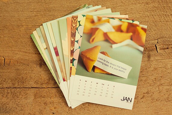 2012 Calendar, Photo Calendar, 5x7 calendar, desk calendar, wall calendar, customizeable