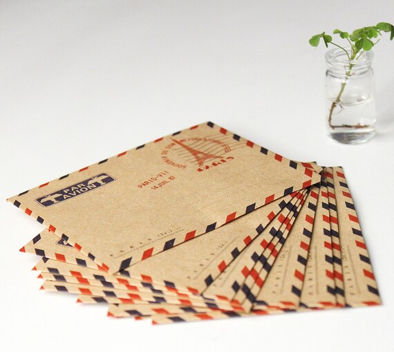 Vintage Mini Envelopes (Paris)