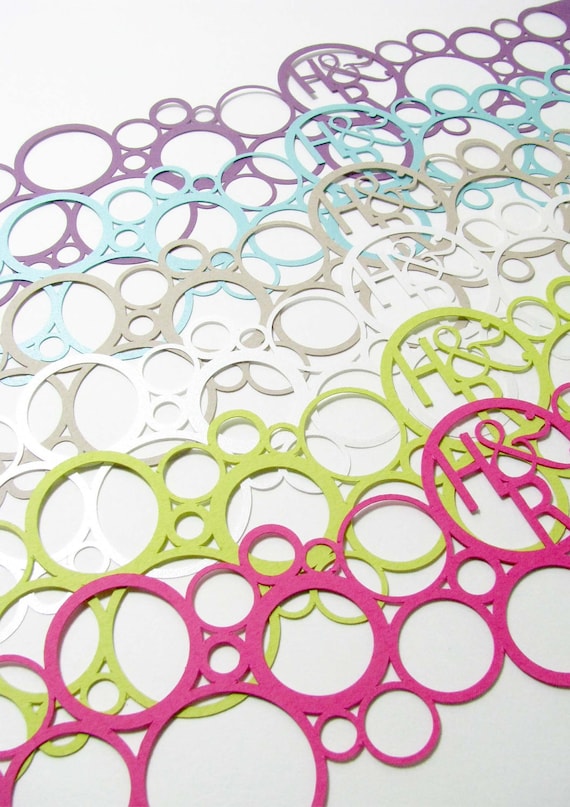 Belly bands for invitations Rings