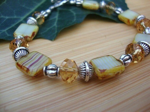 Sunshine Czech Glass Bracelet Preview 2