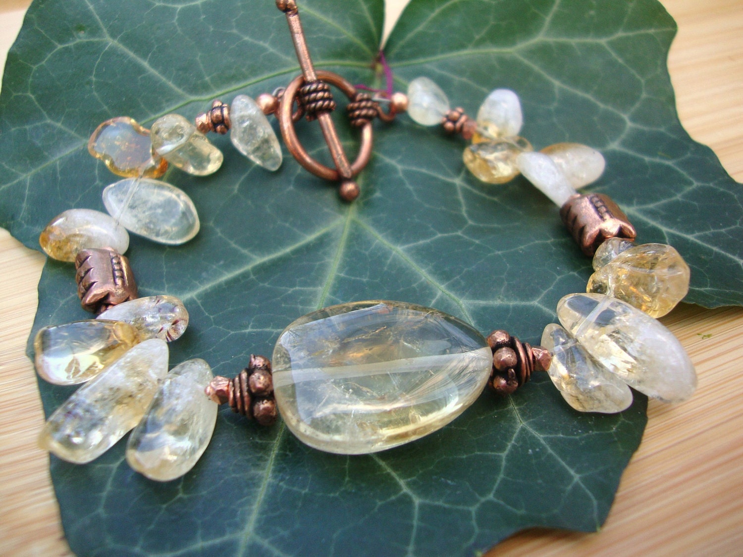 Citrine And Copper Bracelet Preview 3