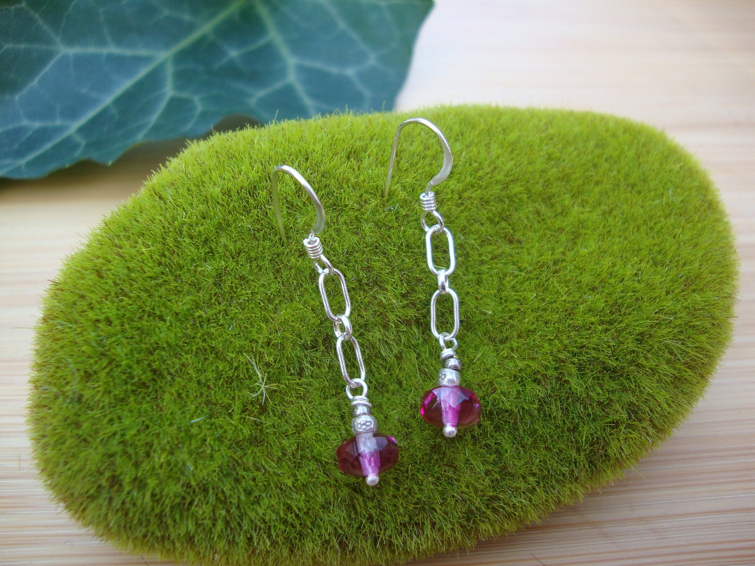 Dainty Pink Earrings Preview 3