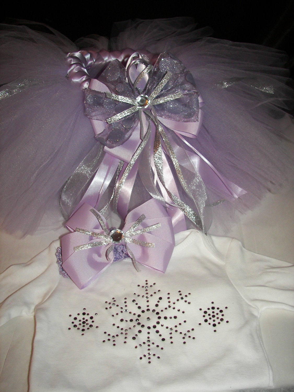 Winter Wonderland Bling Tutu Set---Perfect for Parties and Christmas--