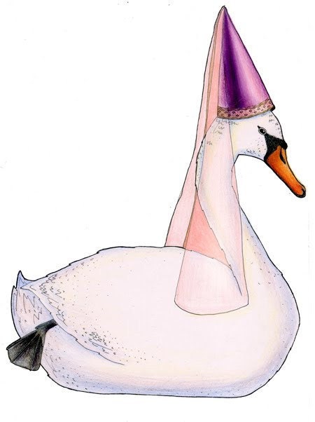Mute Swan in a Hennin