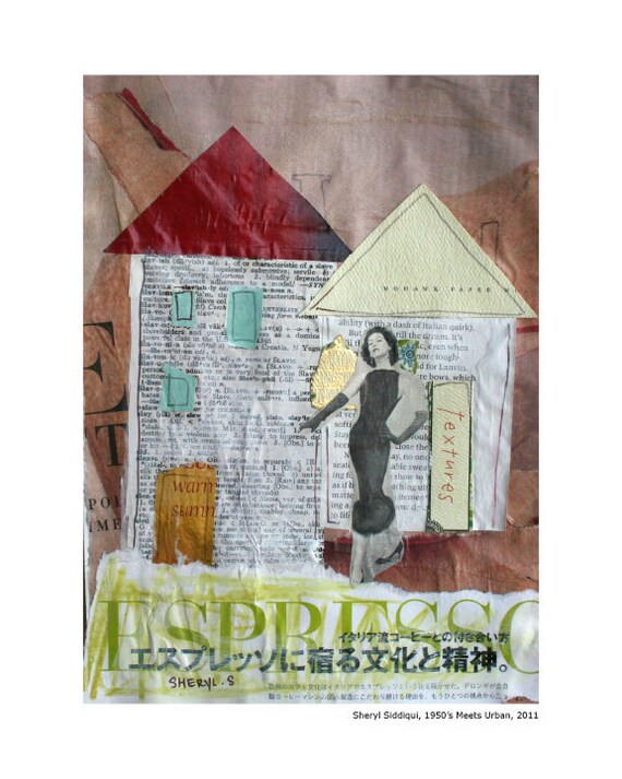 1950's Meets Urban - Reproduction for a 8x10 Frame -