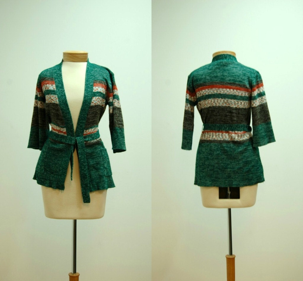 vintage// 1970s Wrap Sweater 5810