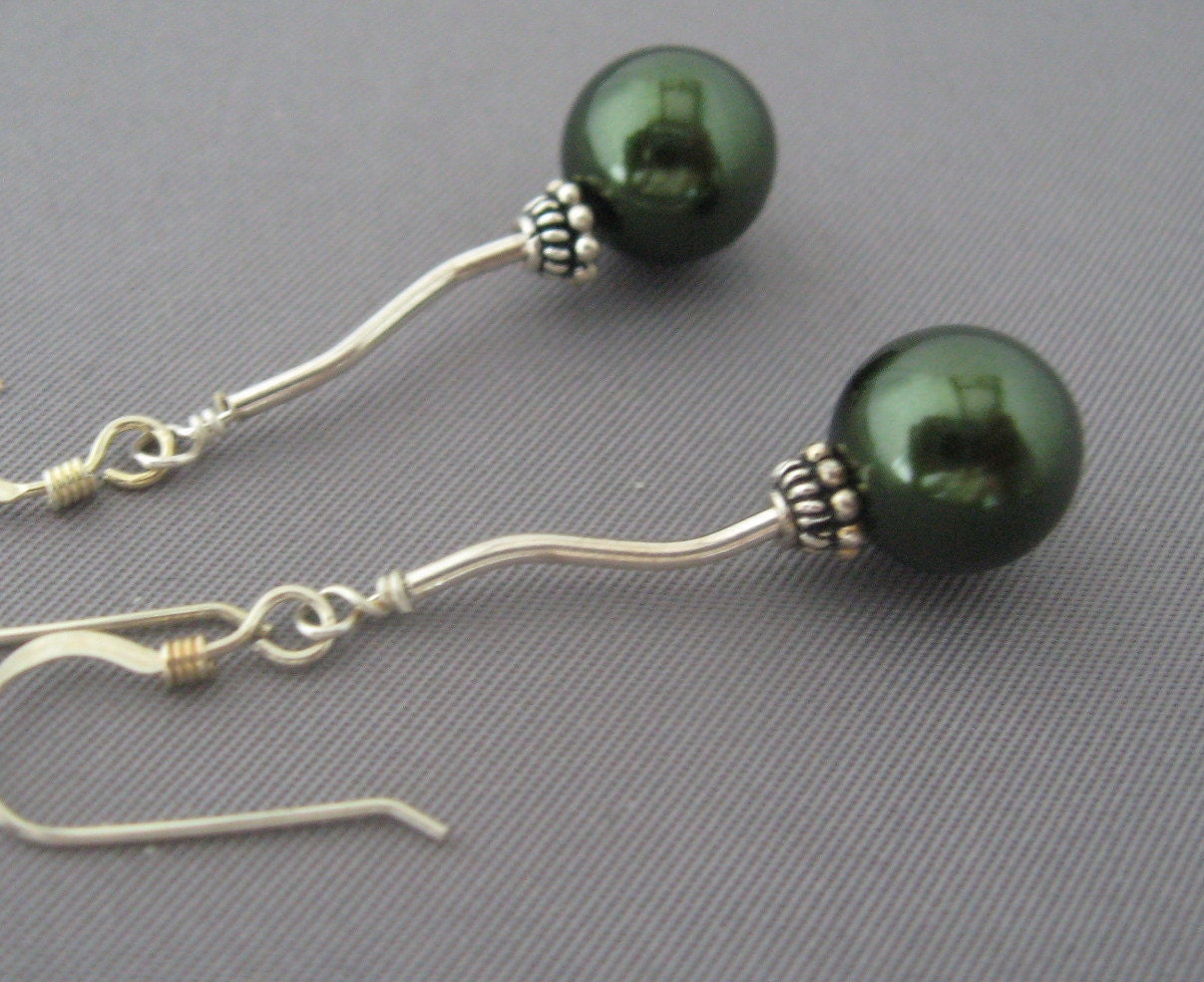 Green Gemstone  Sterling Bracelet Set
