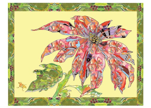 Poinsettia Nicole Kristiana Studio Holiday Card Poinsettia Nicole Kristiana Studio Holiday Card