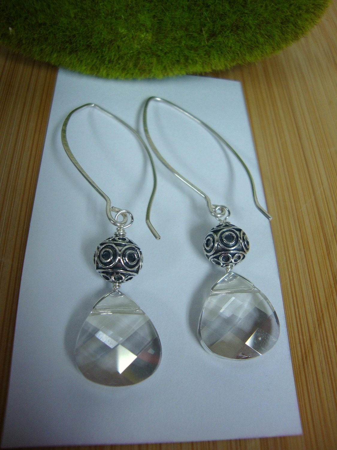 Silver Shade Earrings Preview 3