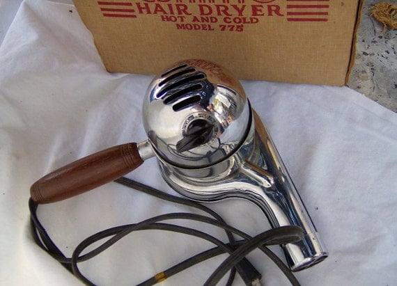 1940s Eskimo Hair Dryer 775 Chrome with the Box