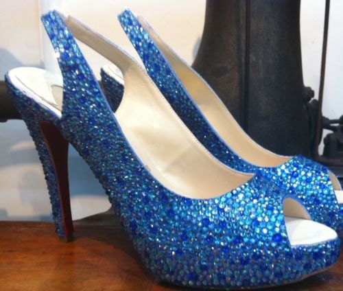 Deposit on Swarovski Crystal Wedding Shoes Custom made 
