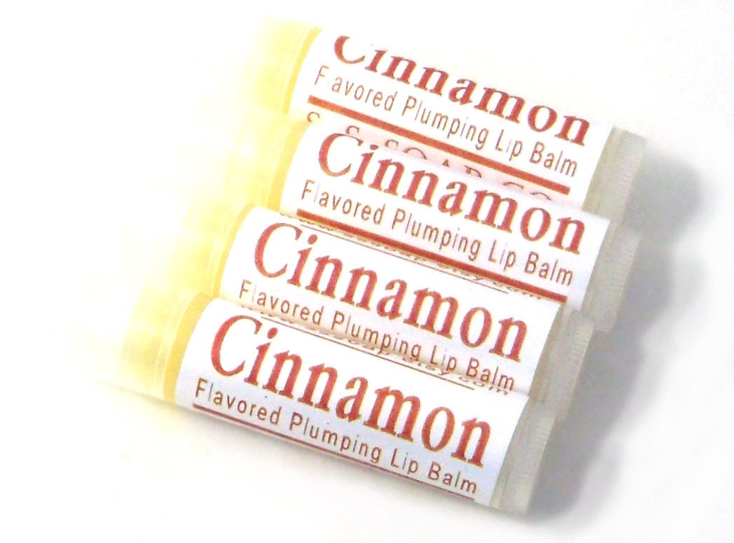 Natural Plumping Lip Balm - Cinnamon