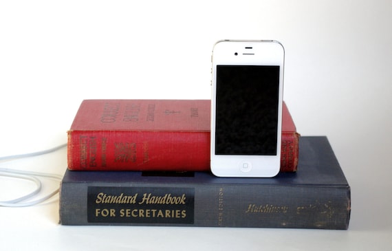 vintage book iphone charging dock vintage book iphone charging dock