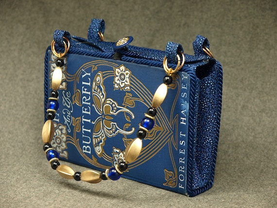 antique book salvage into purse Repurposed vintage hardcover books fashioned into useful purses