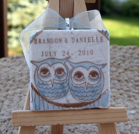 Cozy Owl Personalized Keepsake Ornament With Gift Box