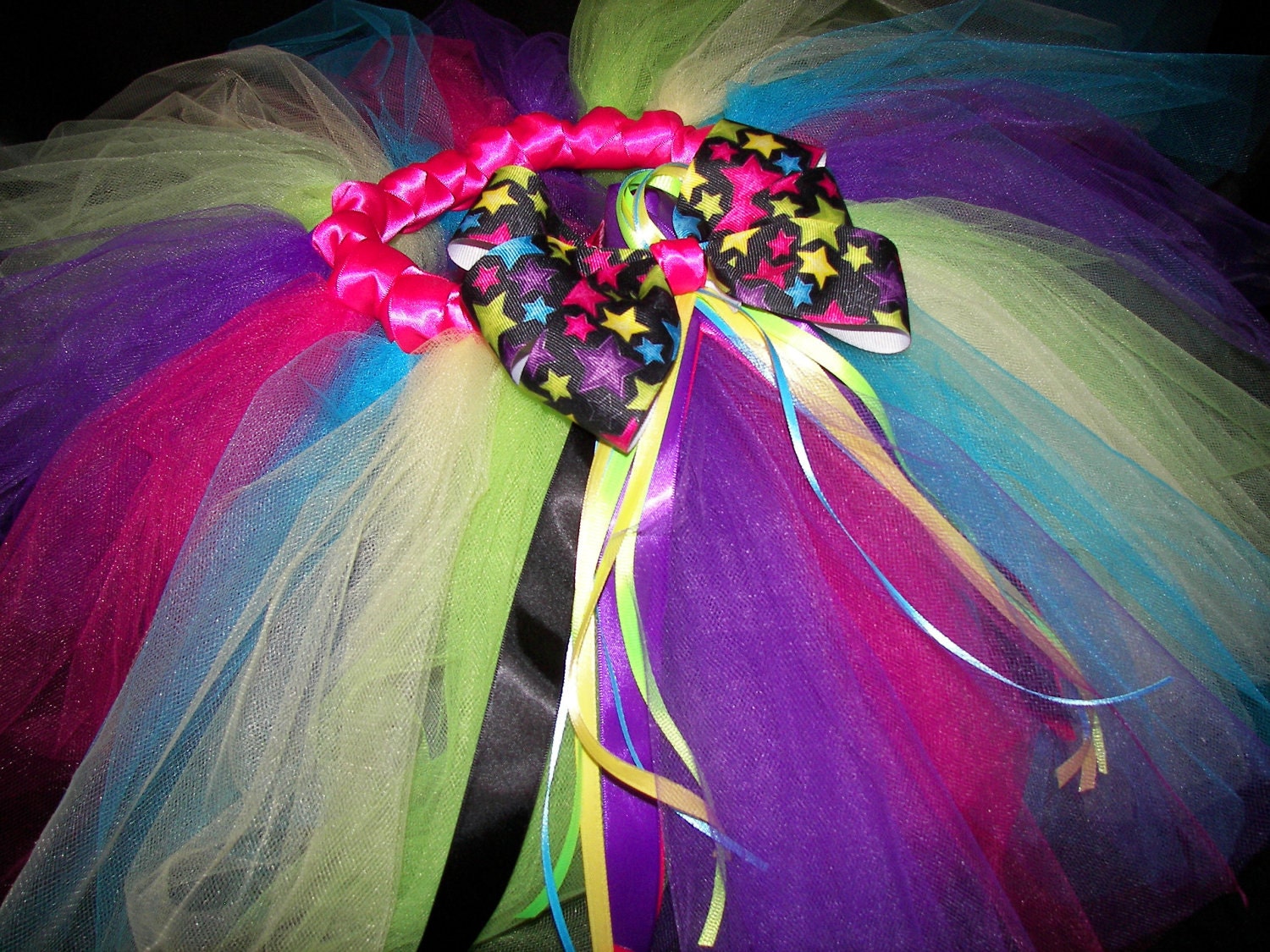 Neon Stars BLING Tutu Set--Bright and Colorful--Full of Sparkles and Bling