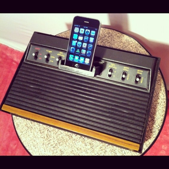 Recycled Atari 2600 Portable Media Audio Dock