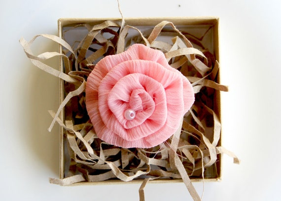 Bella Bloom: Hair Clip, Headband Rosette, Brooch, Scarf Pin