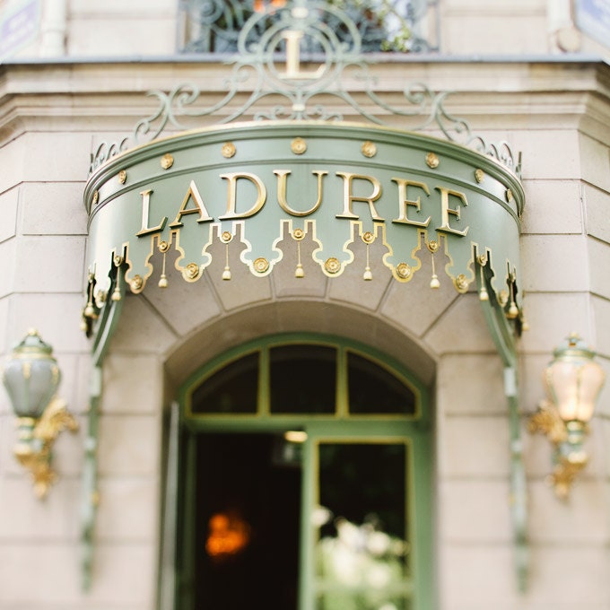 Paris Photograph, Laduree Shop Sign, Macarons, Mint, Pistachio, Green, Pastel, Romantic, Feminine - Sugar, Sugar