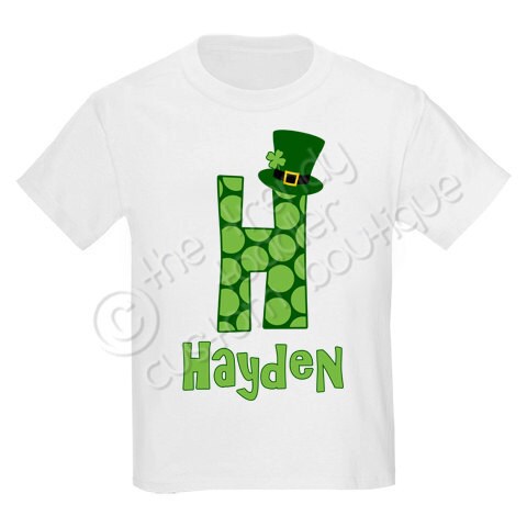 St. Patricks Leprechaun Monogram Shirt Personalized Any Way You Like