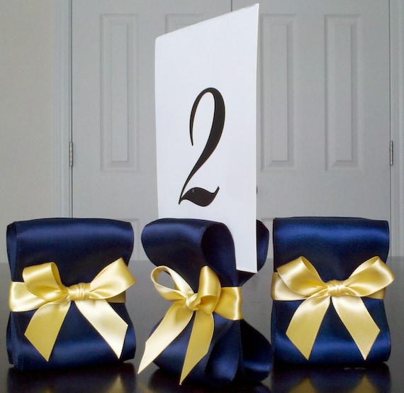 Place Card Holders Table Number Holders Custom Colors Available wedding 
