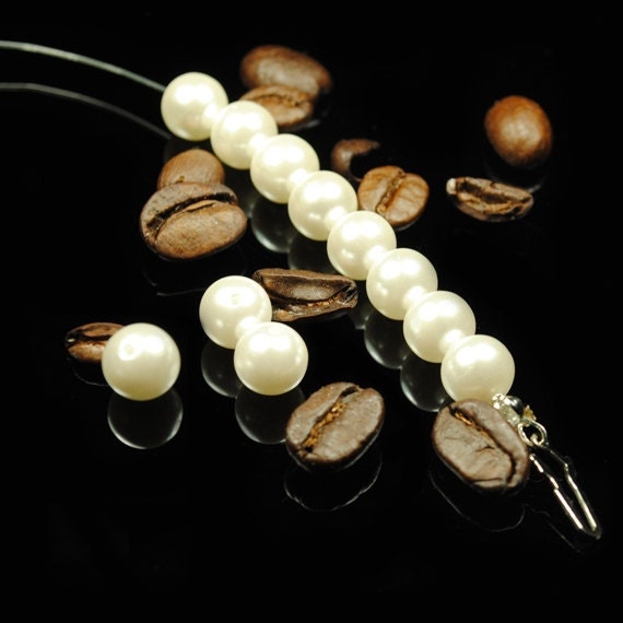 Luxury White Pearls spacers findings charms Loose Beads 6mm ( Brand NEW & High Quality )