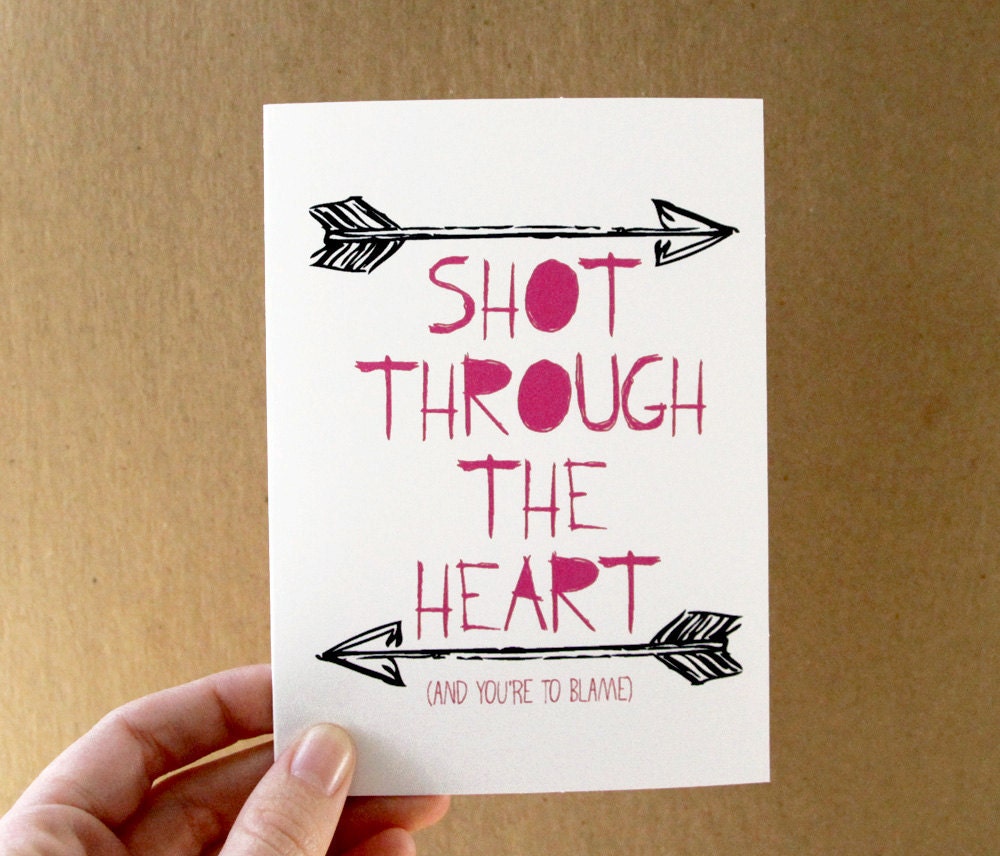 Shot Through the Heart by Letter Happy