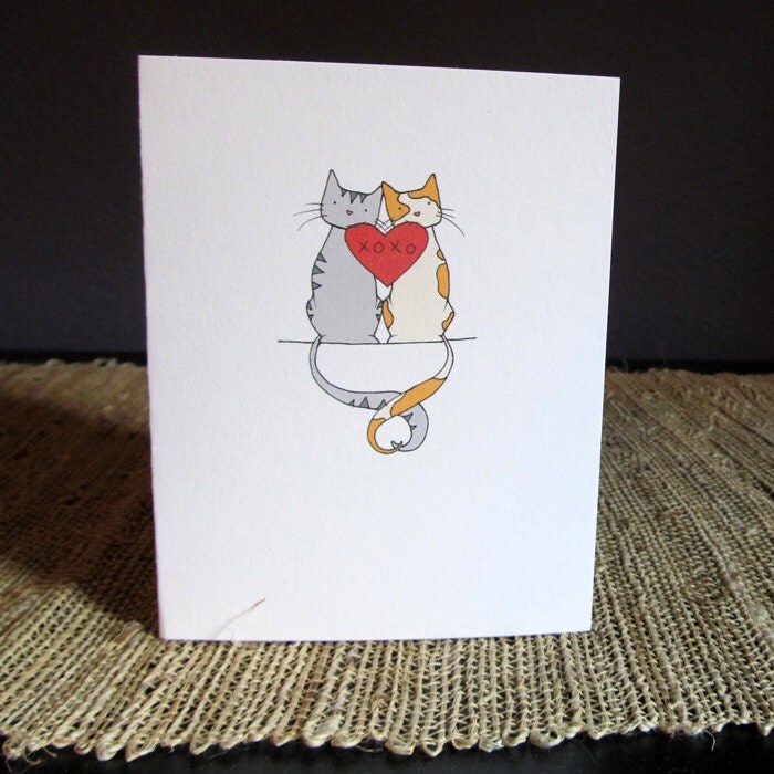 Cat Valentine's Day Card