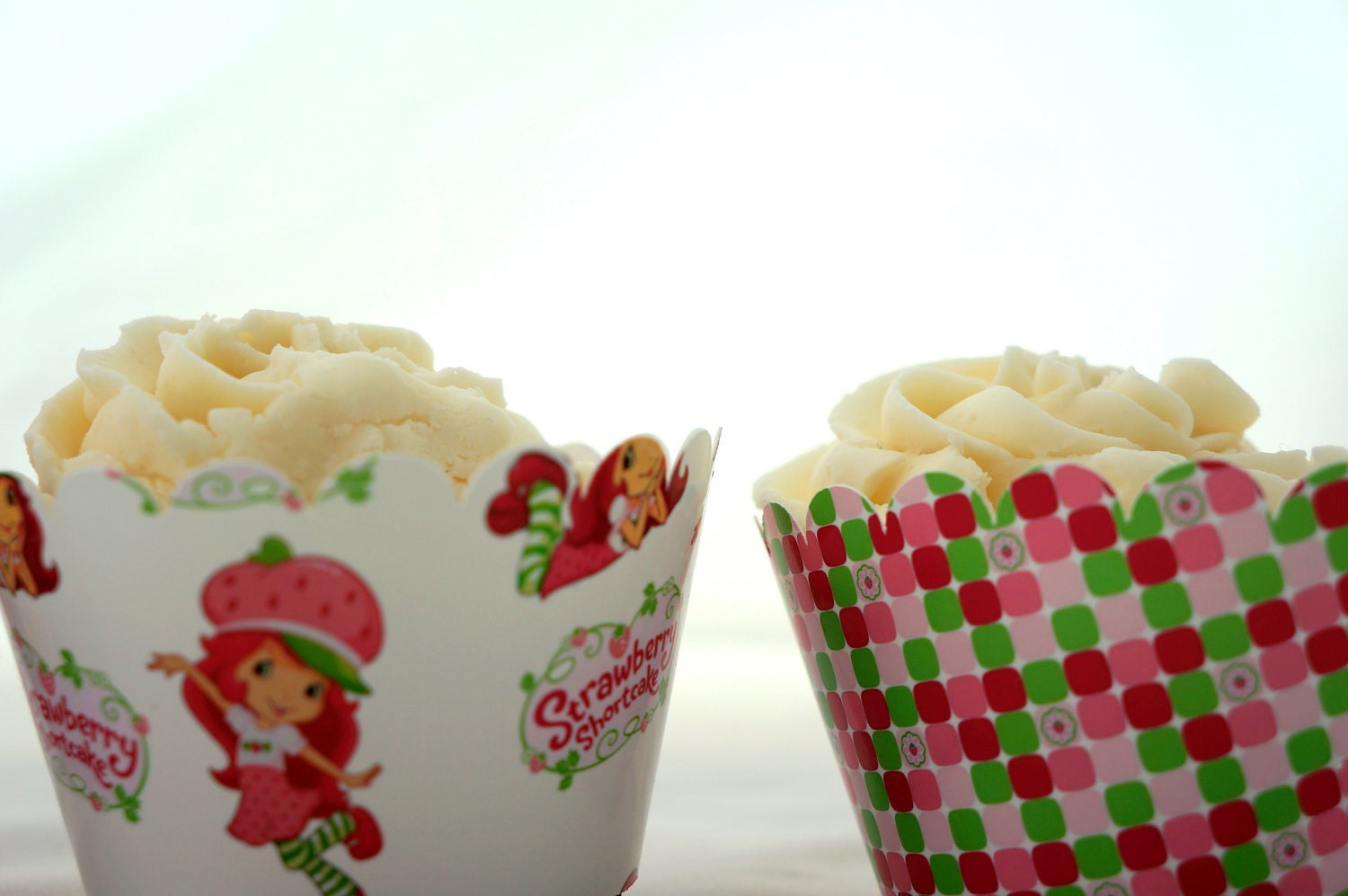 Strawberry Shortcake Cupcake wrappers for Girl's Birthday Party