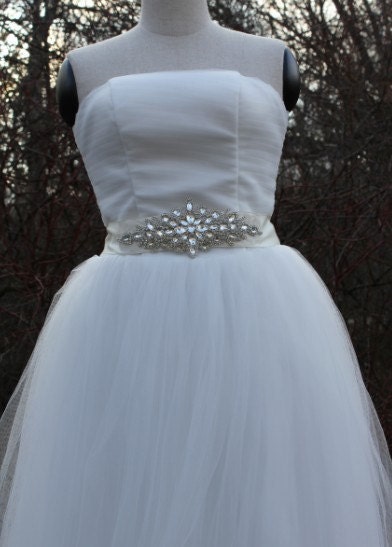 Bridal Sash bridal belt sash ribbon crystal bridal sash beaded bridal