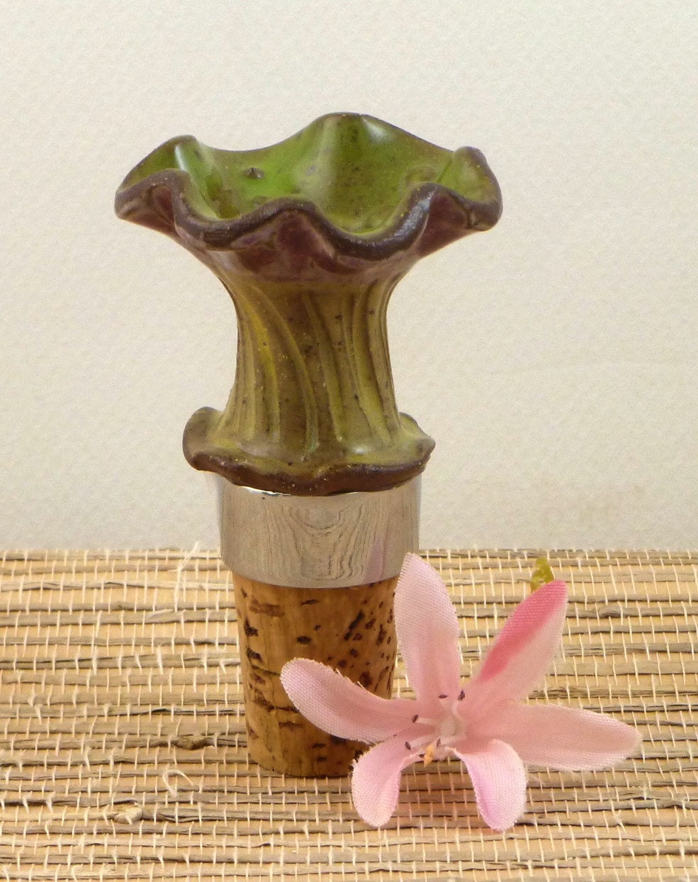 ceramic wine bottle stopper