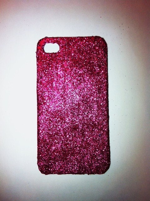 Pink Glitter iPhone 4 4s Hard Cover Case