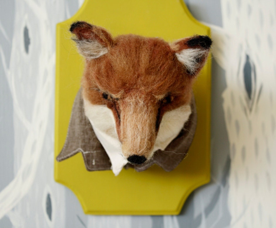 Stacie Van Arsdale Little Teeth Marks Felt Taxidermy