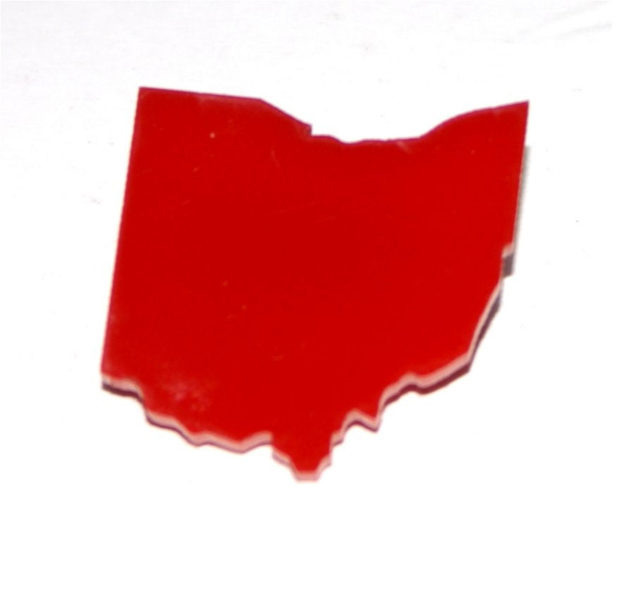 Red Ohio Magnet