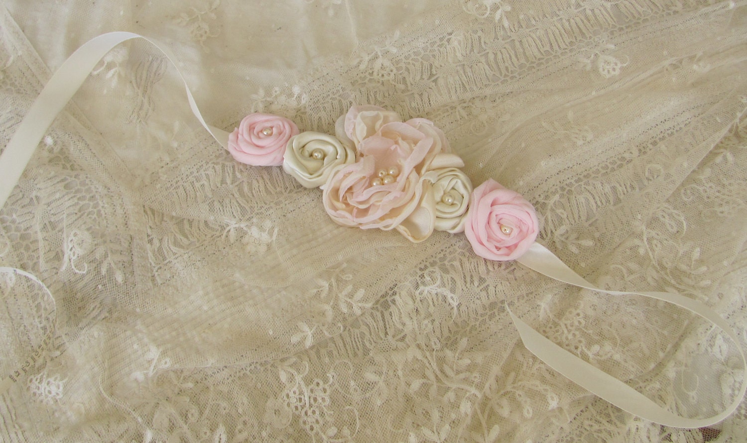Wedding Wrist Corsage Made to order by My Broken Art on Etsy