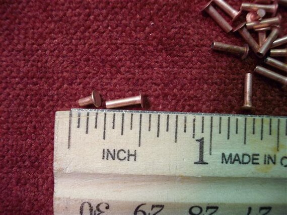 Tiniest Flat Head Copper Rivets Assortment