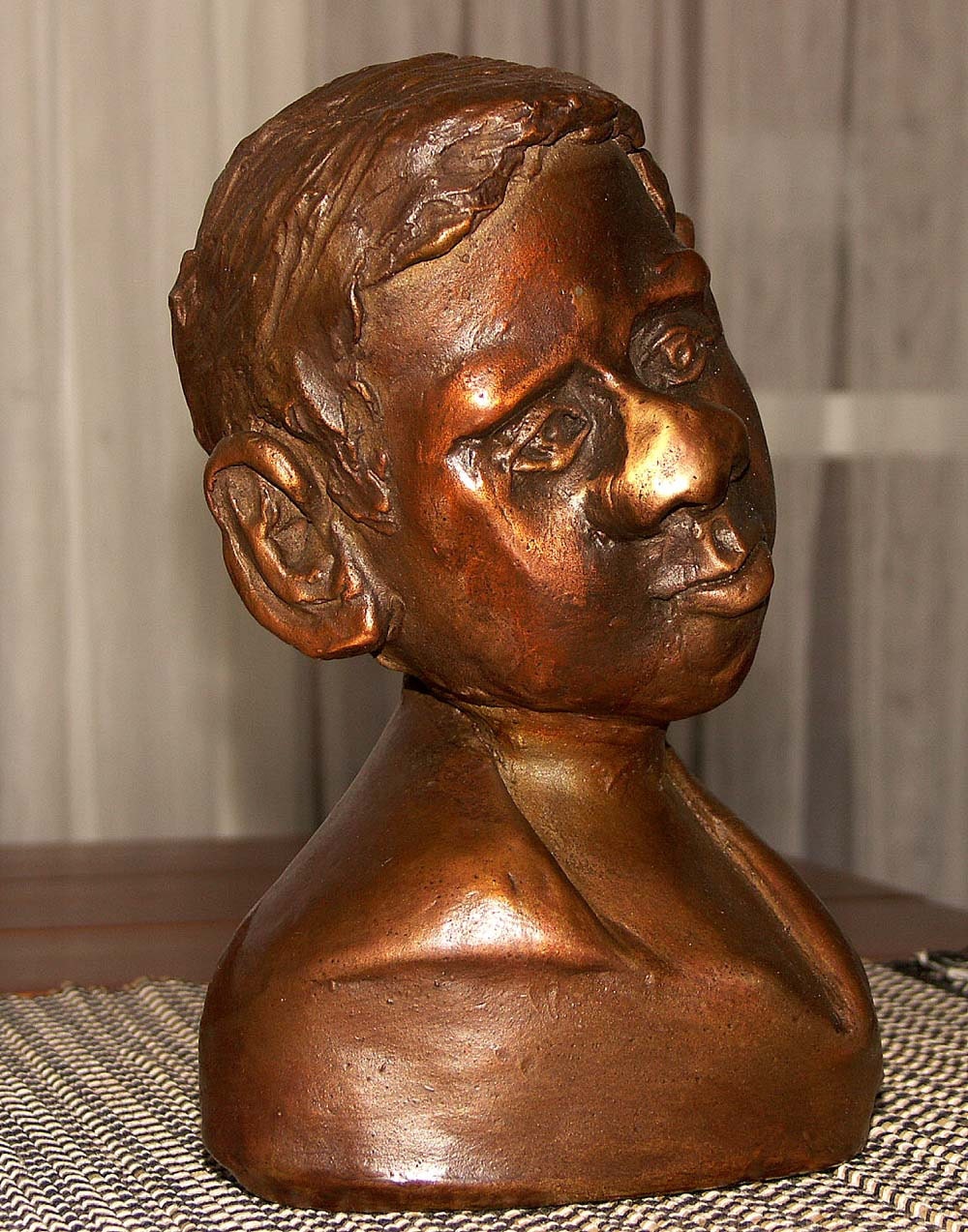 Bronze sculpture, "Thinking"  by Lazaroff