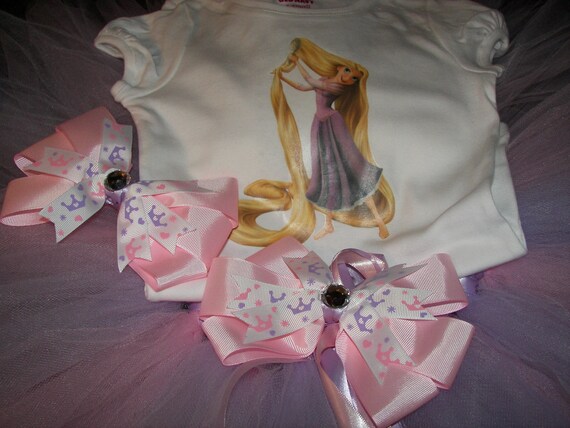 Rapunzel Tutu Set--Soft and Fluffy--Bling Can Be Added