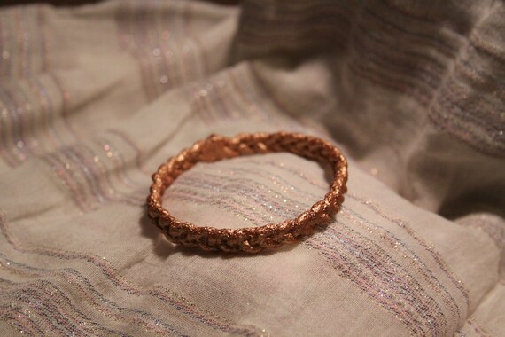 Braided Copper Rope Bangle