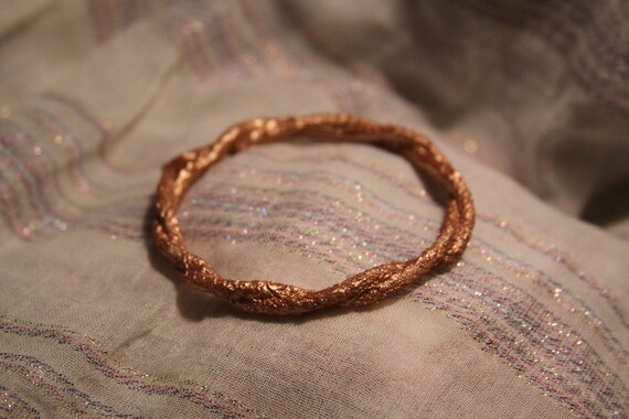 Copper Twist Rope Bangle