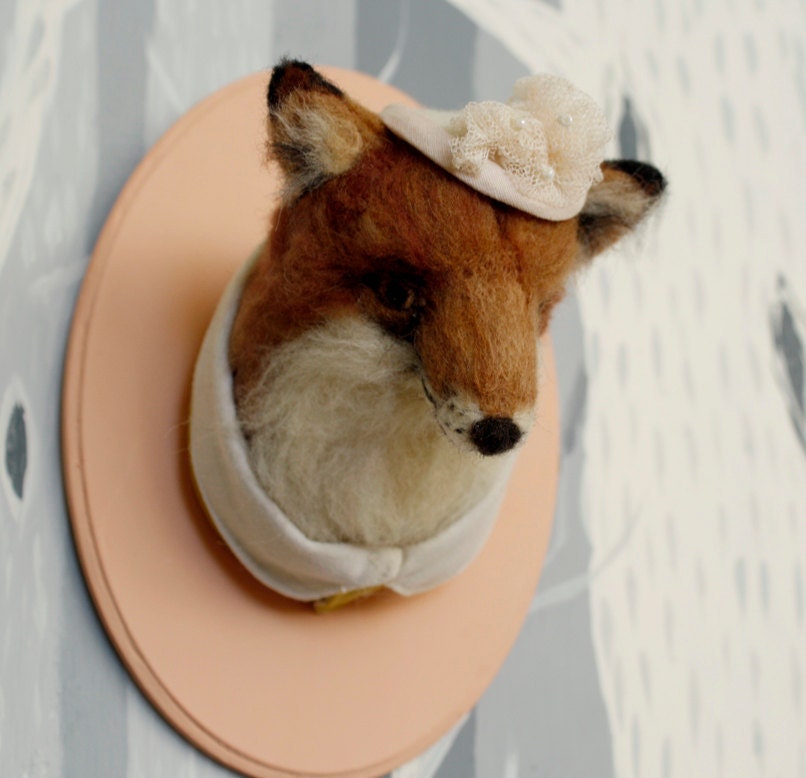 Stacie Van Arsdale Little Teeth Marks Felt Taxidermy